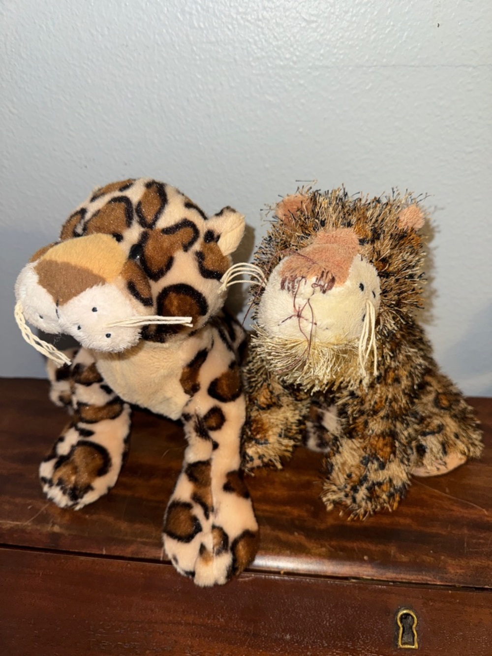 GANZ Webkinz Spotted Leopard & Retired Leopard Plush No Codes